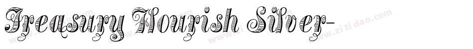 Treasury Flourish Silver字体转换